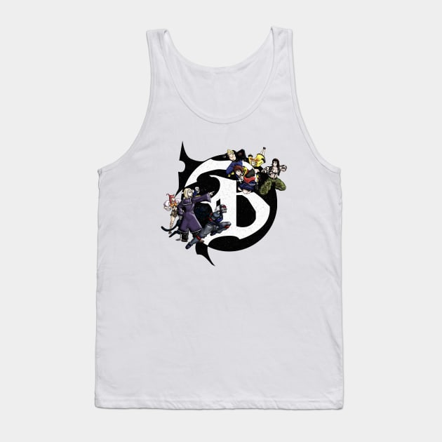 The Bouncers VS Mikado Corp. Tank Top by WarioPunk